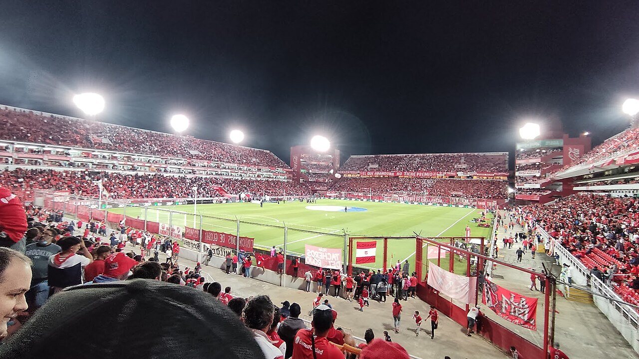 Vista panorámica del estadio Libertadores de América, en Avellaneda